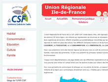 Tablet Screenshot of la-csf-iledefrance.org